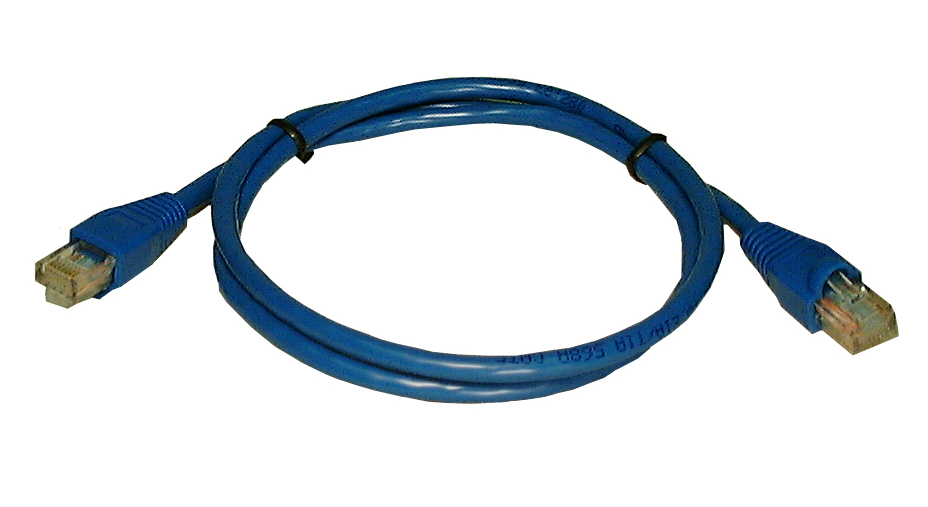 CAT5e JUMPER CABLE-3'-BLUE